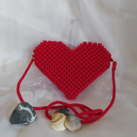 BOLSO CORAZÓN DE MACRAME