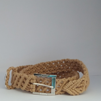 Cinturón de macramé
