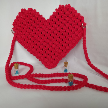 BOLSO MONEDERO DE MACRAME